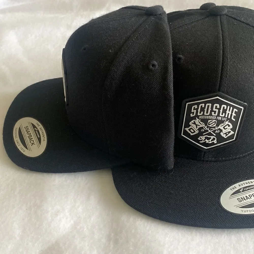 SCOSCHE Bear Logo SnapBack Hat - Picture 3 of 7